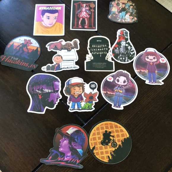 STRANGER THINGS NWT stickers set of 50 - Picture 5 of 8